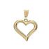Foto de 28-15060 - COLGANTE CORAZÓN 16MM 18K** 