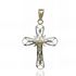 Foto de 28-209016 - CRUZ CRISTO BICOLOR CALADA 23MM 18K