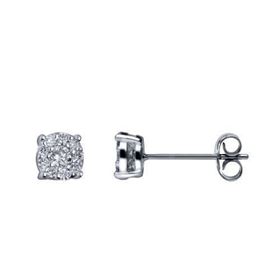Foto de 75-61322P - PENDIENTES DIAMANTE "NETO" CALIDAD HI-SI2 O.B. 18K 