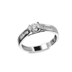 Foto de 75-61318 - SOLITARIO DIAMANTE "NETO" CALIDAD HI-SI2 O.B. 18K