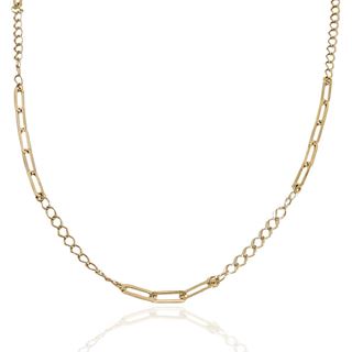 Foto de 28-0034G - GARGANTILLA COMBINADA 45CM (ALARGADOR 2CM) 18K**