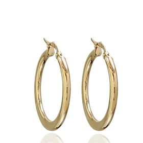 Foto de 28-13528-25 - CRIOLLAS DISMINUCIÓN 2X25MM 18K**