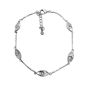 Foto de 25-86 - PULSERA PLATA MOTIVOS CIRCONITA 4X10MM 17CM (ALARGADOR 3CM)