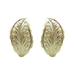 Foto de 61-30007 - PENDIENTES HOJA CATALÁN 16MM 18K