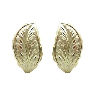 Foto de 61-30007 - PENDIENTES HOJA CATALÁN 16MM 18K
