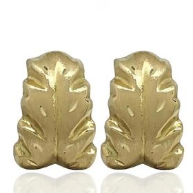 Foto de 61-30003 - PENDIENTES HOJA CATALÁN 17MM 18K