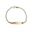 Foto de 45-054-T - PULSERA BEBÉ PLACA ANCLA (PLACA 4.5X18MM) 12.5CM (0,97gr) 18K