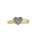 Foto de 28-200901S - SORTIJA CORAZÓN BICOLOR CIRCONITA 7MM 18K