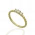 Foto de 12-2797S - SORTIJA CIRCONITA 3MM 18K 