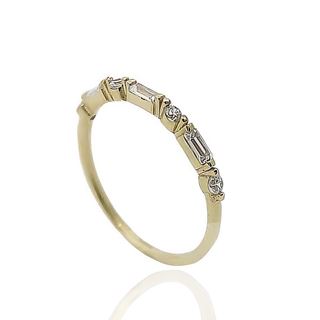 Foto de 12-059S - SORTIJA CIRCONITA 2MM 18K 