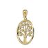 Foto de 51-18736 - COLGANTE ÁRBOL DE LA VIDA CIRCONITA 20MM 18K