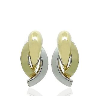 Foto de 70-1145 - PENDIENTES BICOLOR 16MM CATALÁN 18K