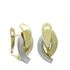 Foto de 70-1145 - PENDIENTES BICOLOR 16MM CATALÁN 18K