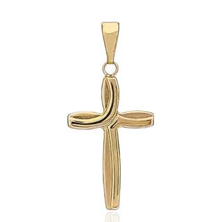 Foto de 04-681 - CRUZ MATE-BRILLO 28MM 18K