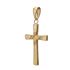 Foto de 04-195 - CRUZ MATE-BRILLO 28X18MM 18K