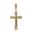 Foto de 04-105 - CRUZ MATE BRILLO 26MM 18K**