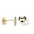 Foto de 41-354061 - PENDIENTES PERRO ESMALTE 6MM 18K
