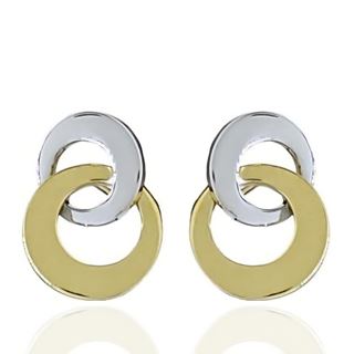 Foto de 71-12306 - PENDIENTES NUDO BICOLOR 14MM 18K