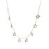 Foto de 10-501-133G - GARGANTILLA ESTRELLAS 7MM 42CM (ALARGADOR 3CM) 18K 