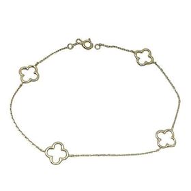 Foto de 10-611-062 - PULSERA FLORES CALADAS 10MM 19.5CM (2,32gr) 18K