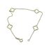 Foto de 10-611-062 - PULSERA FLORES CALADAS 10MM 19.5CM (2,32gr) 18K