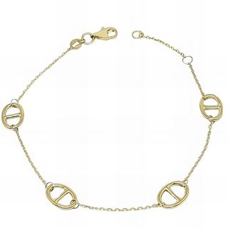 Foto de 28-11142 - PULSERA MOTIVOS BRILLO 4MMX19CM (ANILLA A 2CM) (2,02gr)18K