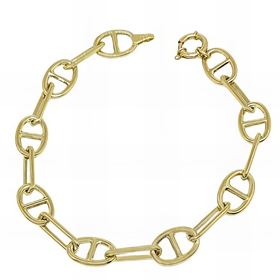 Foto de 28-15037 - PULSERA COMBINADA 4-8MMX19CM (5,90gr) 18K