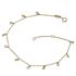 Foto de 28-5913 - PULSERA CHATONES-BOLAS 3MM 21CM (ANILLA A 2CM) (1,80gr) 18K