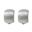 Foto de 38-059-3 - *OFERTA* PENDIENTES PLATA MATE CATALÁN 14X10MM