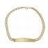 Foto de 88-H2.5 - PULSERA PLACA HUNGARINA 2.5MM 17.5CM (PLACA 6X27MM) (2,21gr) 18K