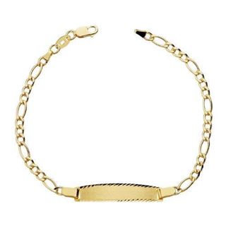 Foto de 88-1058 - PULSERA PLACA 3X1 3MM 17.5CM (PLACA 6X25MM) (2,45gr) 18K