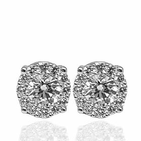 Foto de 10-308-102BP - PENDIENTES CIRCONITA 11MM 18K O.B.