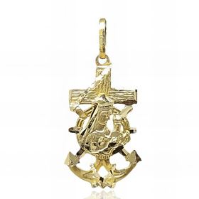 Foto de 78-7684-330 - CRUZ MARINERA VIRGEN DEL CARMEN 25MM (2,55gr) 18K