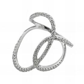 Foto de 25-116 - SORTIJA PLATA CIRCONITA 28MM