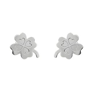 Foto de 35-772113 - *OFERTA* PENDIENTES PLATA TRÉBOL 8MM 