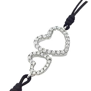 Foto de 25-0211 - PULSERA PLATA CORAZONES CIRCONITA 19MM 17CM (ALARGADOR 3.5CM)