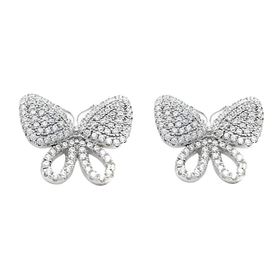 Foto de 25-0485 - PENDIENTES PLATA MARIPOSA CIRCONITA 14MM