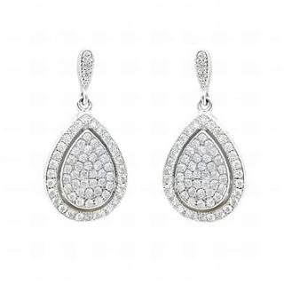 Foto de 25-0519 - PENDIENTES PLATA CIRCONITA 21MM