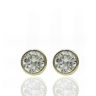 Foto de 51-200045 - PENDIENTES CHATÓN 4MM 18K 