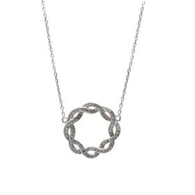 Foto de 25-557G - GARGANTILLA PLATA CIRCONITA 20MM 41.5CM (ALARGADOR 3CM)