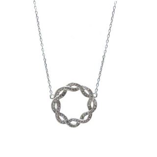 Foto de 25-557G - GARGANTILLA PLATA CIRCONITA 20MM 41.5CM (ALARGADOR 3CM)