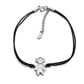 Foto de 25-1099 - PULSERA PLATA NENA-CIRCONITA 14-10MM 17CM (ALARGADOR 3.5CM)