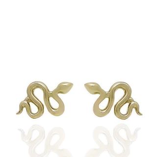 Foto de 05-3957 - PENDIENTES SERPIENTE 12MM 18K