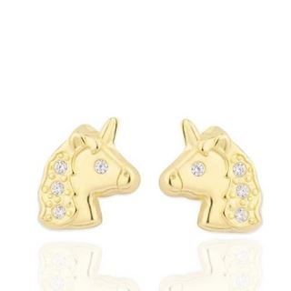 Foto de 51-200302904 - PENDIENTES UNICORNIO CIRCONITA 7MM 18K