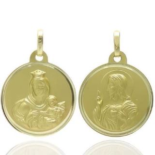 Foto de 78-5003-116 - ESCAPULARIO V. CARMEN-S. CORAZÓN 16MM (1,43gr) 18K