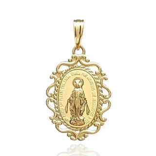 Foto de 78-6280-823 - MEDALLA MILAGROSA CERCO 23MM 18K