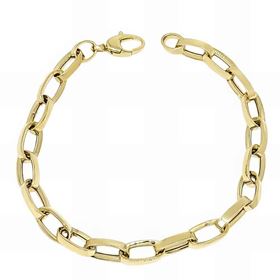 Foto de 10-343-576 - PULSERA ESLABONES ALARGADOS 11X6MM 19.5CM (6,03gr) 18K