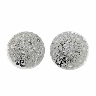 Foto de 29-19886 - *OFERTA* PENDIENTES PLATA MANDALA NÁCAR 12MM