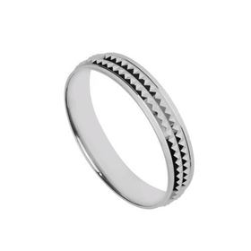 Foto de 10-939-153 - ALIANZA PLATA FACETADA 4MM