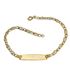 Foto de 88-1601 - PULSERA PLACA CIRCONITA 3.5MM 17CM (PLACA 6X25MM) (2,28gr) 18K